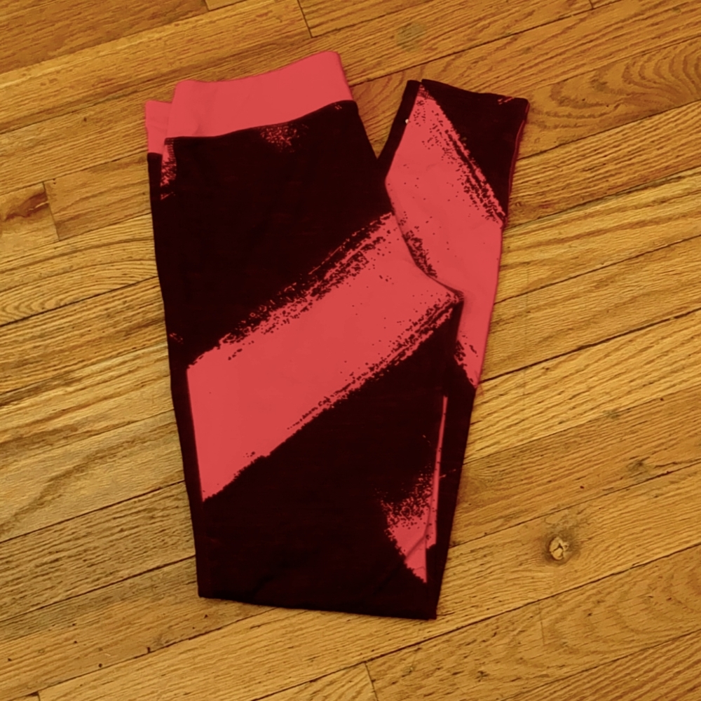 Champion Leggings Hot Pink Sz Small EUC
